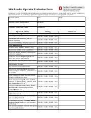 skid steer operator quiz